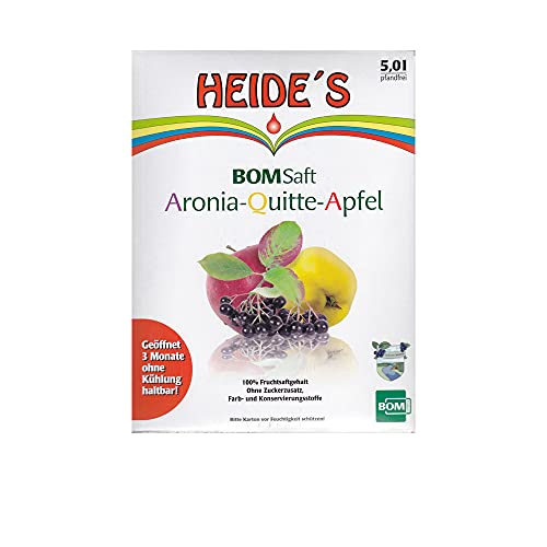 BOMSaft AQA - Aronia-Quitte-Apfel - 5 Liter
