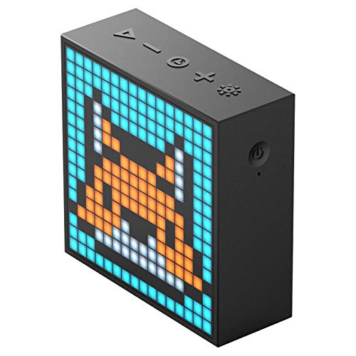 divoom TimeBox EVO - 6W Pixel Bluetooth-Lautsprecher mit intelligenter App - Schwarz