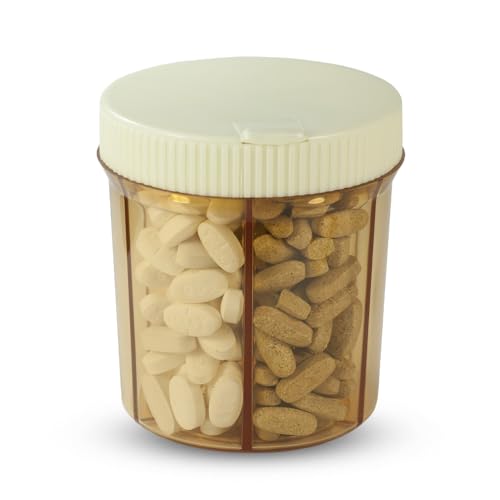 GMS Vitanizer Vitamin-Zufuhr - 6 Sektionen - Komm mit 6 Etikett für Ihre Medikamente organisieren und Vitamine