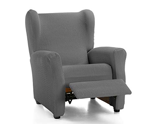 Martina Home Schutzhülle aus elastischem Sessel Modell Tunez Bezug für Relax-Sessel 32x42x8 cm grau