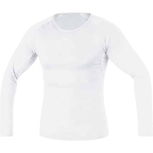 GORE WEAR Herren Gore M Base Layer Thermo Shirt Langarm, White, XL