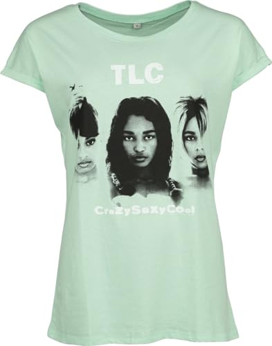 TLC CrazySexyCool Frauen T-Shirt grün M 100% Baumwolle Band-Merch, Bands, Urban Fashion