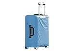 chilly pilley Schutzhülle Koffer Gepäckabdeckung wasserfest Reisezubehör Housse Valise viele Farben (Hellblau, 82x55x35 cm)