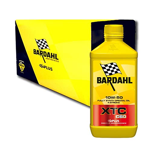 Bardahl XTC C60 10W50 Synthetisches Öl für Viertaktmotoren 4 LITRI