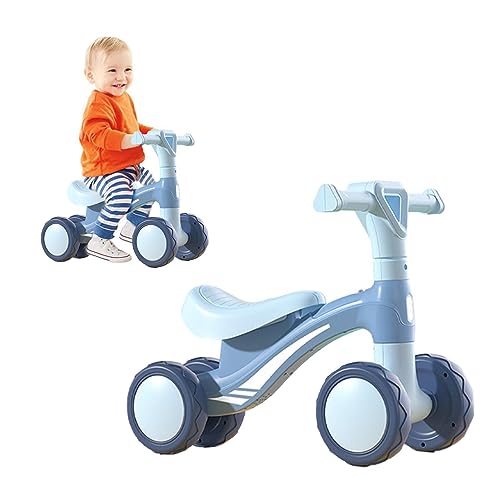 Laufrad für Kleinkinder,Rundes, weiches Kleinkinderfahrrad mit 4 Rädern | Lauflernhilfen für Kleinkinder im Alter von 1–6 Jahren, Jungen und Mädchen, Kleinkinder-Aufsitzspielzeug, Dispra