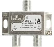 TRIAX Verteiler 2f. 5-2400 MHz - Umleitung und Verteiler 2 Ausgänge