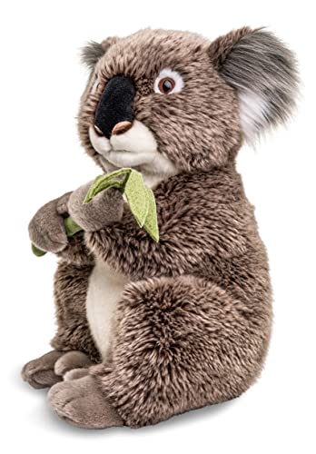 Uni-Toys - Koala mit Blatt, sitzend - 30 cm (Höhe) - Plüsch-Bär - Plüschtier, Kuscheltier