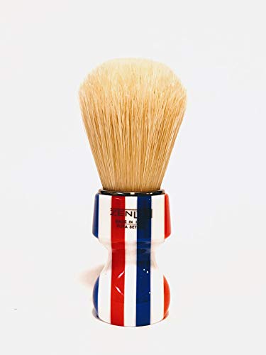 Zenith Barber Pole Rasierpinsel mit reinem Naturborsten - Made in Italien