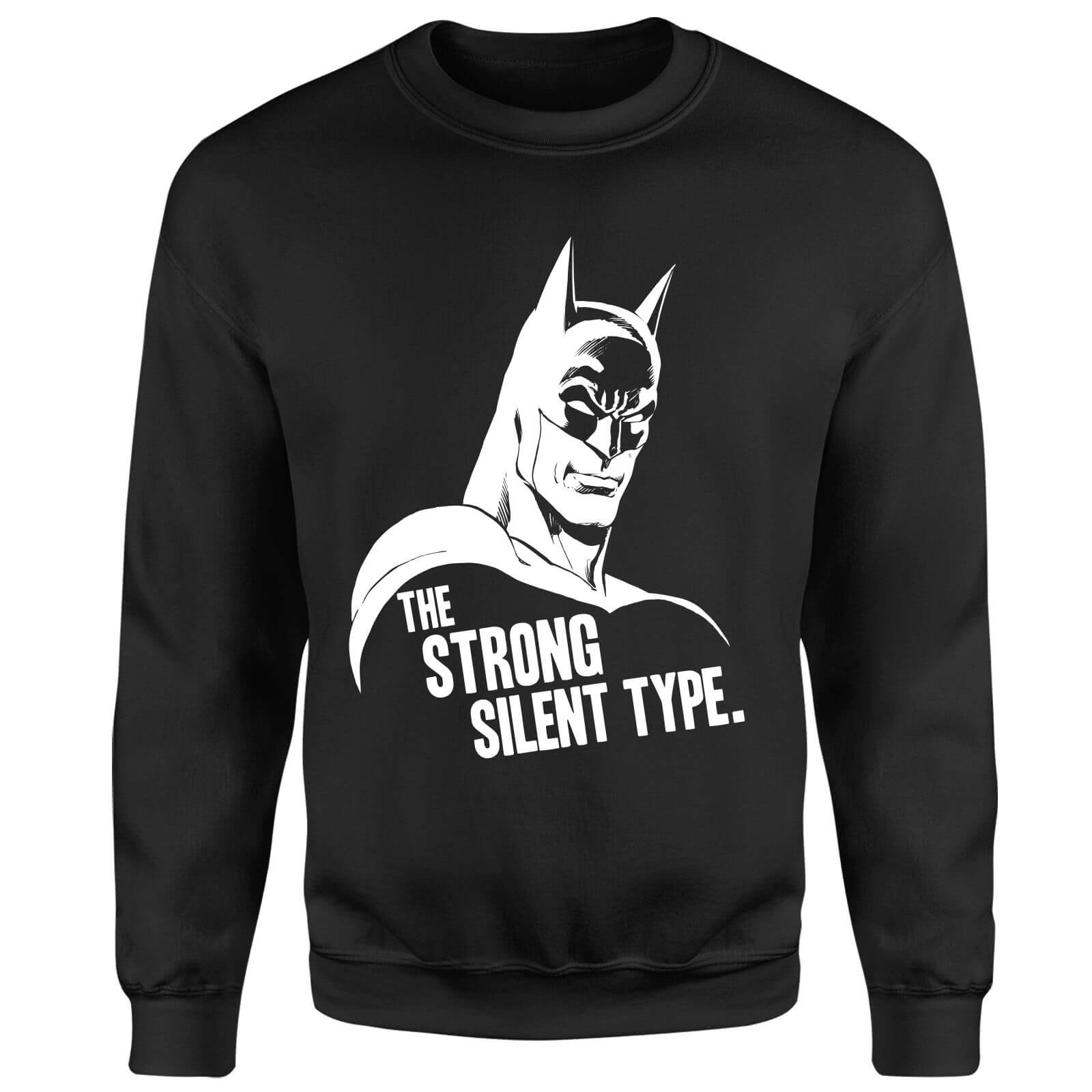 DC Comics Batman The Strong Silent Type Pullover - Schwarz - XL 4