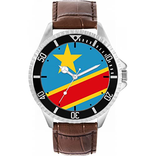 Toff London Kongo-Flaggen-Uhr