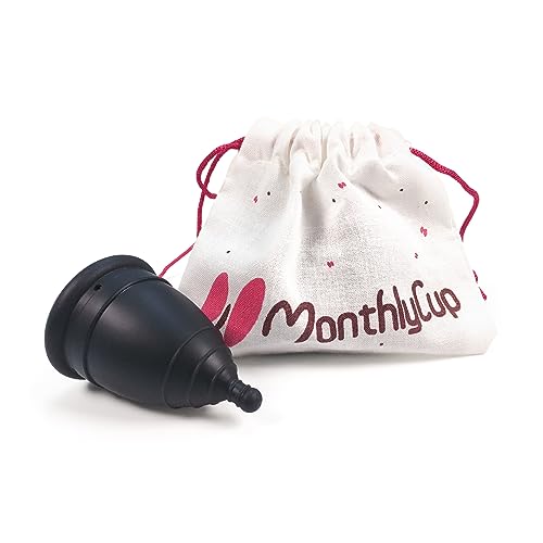 MonthlyCup - Menstruationstasse Made in Sweden | Gr. Normal | für leichte bis starke Zyklen | Wiederverwendbarer | 100% Medizinisches Silikon
