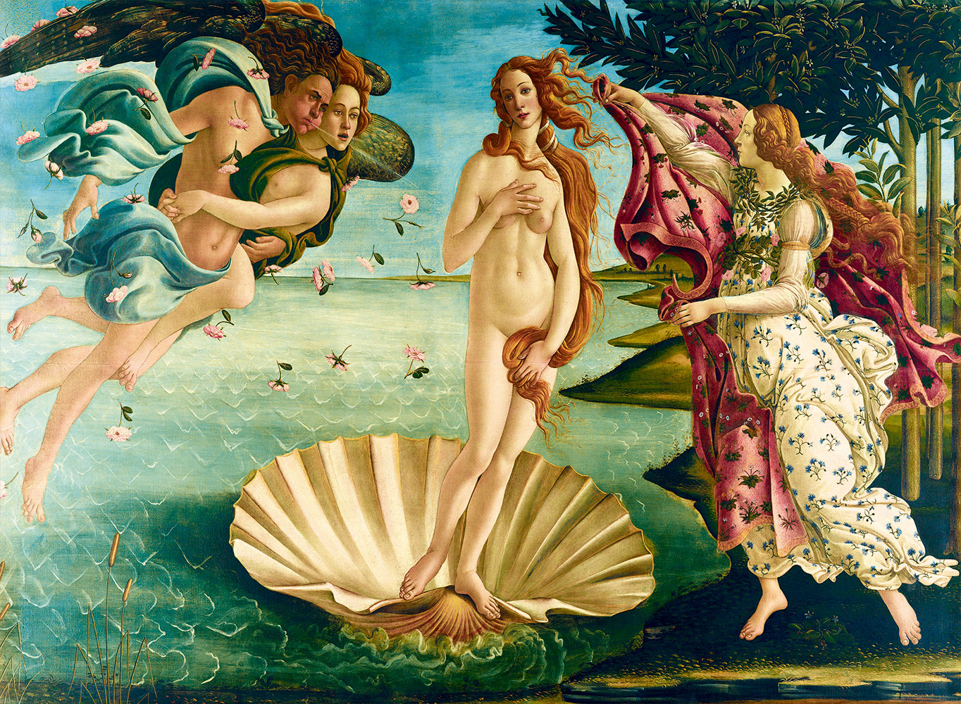 Bluebird Puzzle Botticelli - The birth of Venus, 1485 4000 Teile Puzzle Art-by-Bluebird-60145
