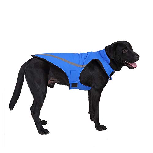 Reflective Dog Jacket, Outdoor Warm Dog Winter Coats, Cold Weather Dog Vest Apparel for Small Medium Large Dogs