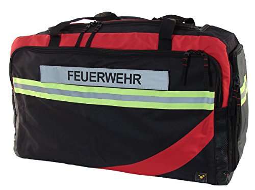 tee-uu RAGBAG PRO Bekleidungstasche (Verschiedene Varianten) (inkl. Reflexstreifen Feuerwehr)