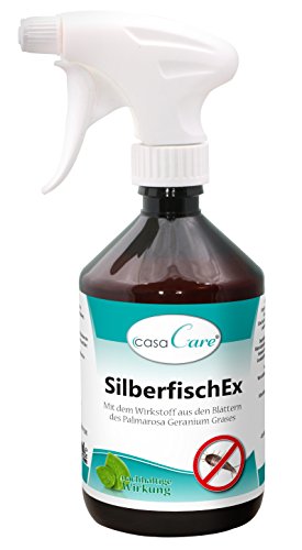 cdVet Naturprodukte casaCare® SilberfischEx 500 ml - Insektizid - Vernichtung Silberfische - angenehmer Duft - Innen + Außenbereiche - bei Insekten + Spinnen + Kellerasseln + Gliederfüßler -
