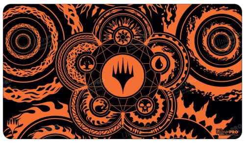 Ultra Pro - Magic: The Gathering - Mana 7 Playmat Color Wheel - Protect Your Cards While Battling Against Friends or Enemies, Great for at Home Use as Mouse pad, Deck Display Pad