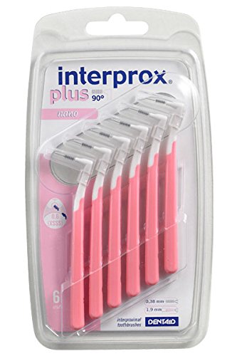 6x Interprox plus Interdentalbürsten rosa nano 6er Pack (6x 6er Pack)