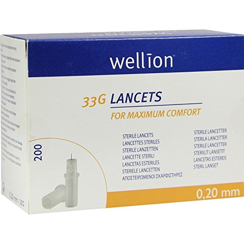 Wellion 33 G Lanzetten, 200 St