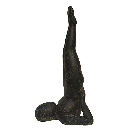 STONE art & more Yoga Figur, Salamba Sarvangasana, Schulterstand, 80 cm, Steinfigur, Steinguss, frostfest