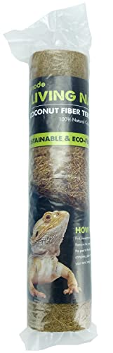 Komodo Faser-Pad, 100 % natürliche Kokosfaser, Reptilien-Terrarium-Einlage, waschbar und wiederverwendbar, ungiftig, ohne schädliche Chemikalien, passend für bis zu 45,7 x 91,4 cm Tank