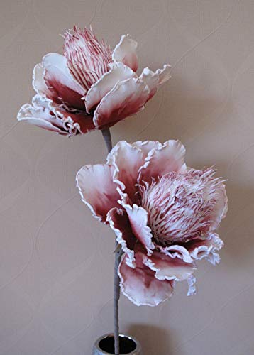 Small-Preis Kunstblumen Foam Blumen Schaumblüte künstliche Deko Blumen in verschiedenen Größen und Farben (Rowleyanus 1)