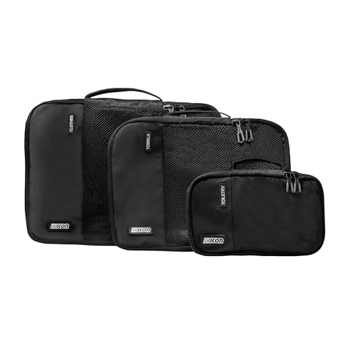 Scicon Sports Reisepackwürfel-Set (schwarz)