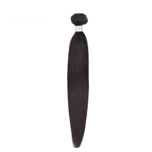 Brasilianisches Glattes Echthaar, 1 Stück, Haarwebart, Bündel, 20,3–76,2 Cm, Natürliche Farbe, Nicht Remy-Haar
