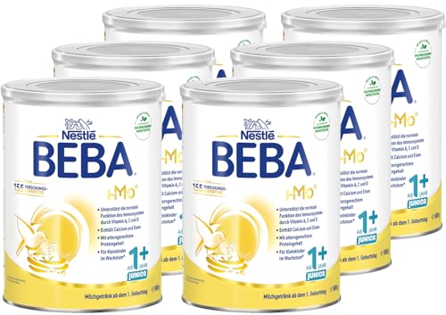 Nestlé BEBA Junior 1 Milchgetränk ab dem 1. Geburtstag, 6er Pack (6 x 800g)