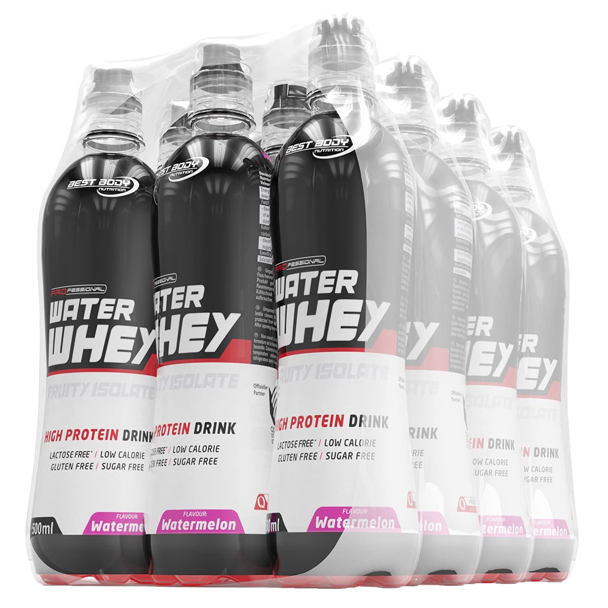 Best Body Nutrition Water Whey Isolate Drink - RTD - Watermelon - Tray