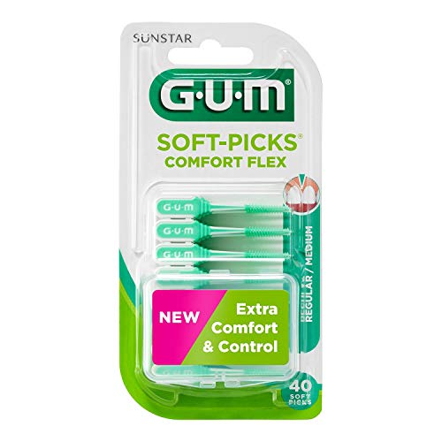 Gum Soft-Picks Comfort Flex regular 40 Stück Packung, 6er Pack (6 x 40 Stück)
