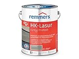 Remmers HK-Lasur 3in1 Grey-Protect silbergrau, 5 Liter, Holzlasur für Vergrauung außen, 3 Holzschutz Produkte in einem, Feuchtigkeit- und UV-Schutz