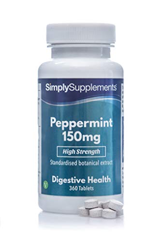 Pfefferminze 150mg - Geeignet für Veganer - 360 Tabletten - SimplySupplements