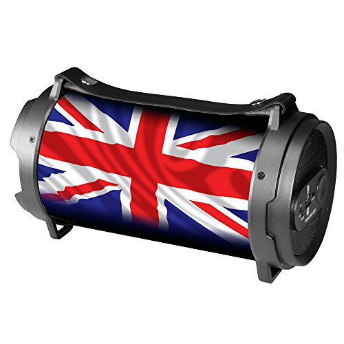 Xtreme Boombox UK Flag Lautsprecher Bluetooth, Schwarz