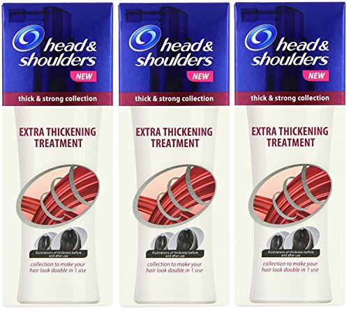 3 x 125 ml Head & Shoulders Extra Haarverdickendes Behandlung Thick & Strong Collection