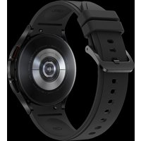 Samsung Galaxy Watch4 Classic - 46 mm - schwarz - intelligente Uhr mit Ridge Sport Band - Flouroelastomer - schwarz - Anzeige 3.46 cm (1.4) - 16 GB - NFC, Wi-Fi, Bluetooth - 4G - 52 g
