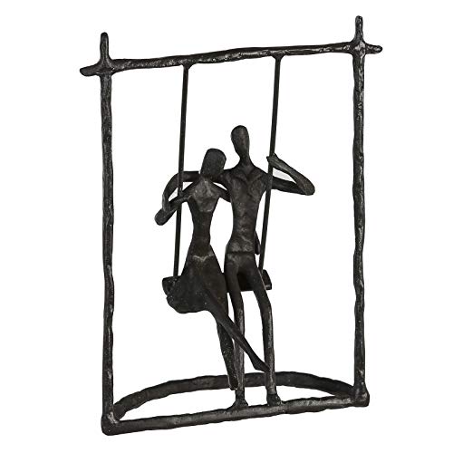 Casablanca - Skulptur - Figur - Schaukel - Eisen - brüniert