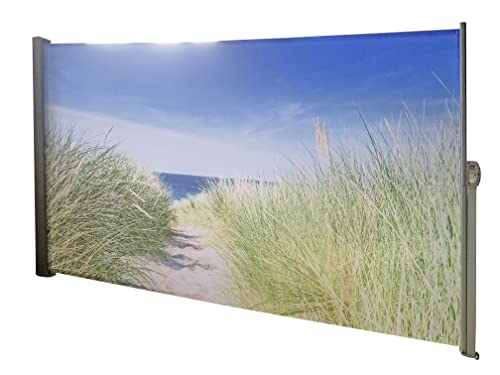 Seitenmarkise ausziehbar 160x300 Markise Sichtschutz Windschutz Sonnenschutz