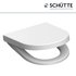 SCHÜTTE WC-Sitz »White«, Duroplast, D-Form, mit Softclose-Funktion - weiss