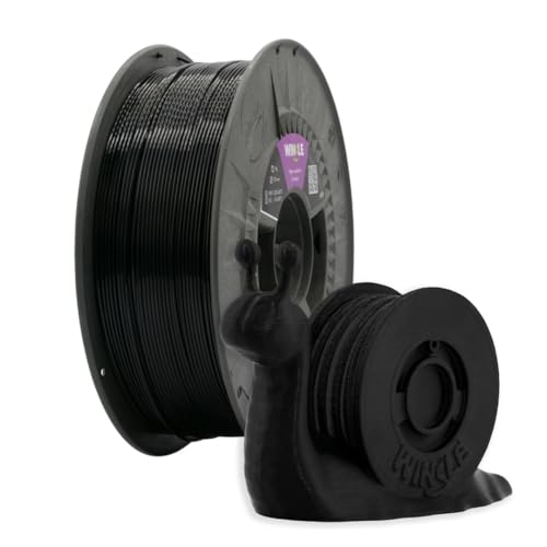 Winkle Petg Filament 1,75 mm schwarz Azabache, Filament für 3D-Druck, Spule 1000 kg