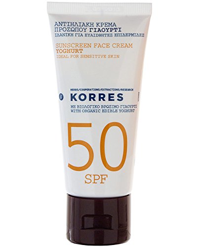 Korres Yoghurt Sonnencreme für das Gesicht SPF 50, 1er Pack (1 x 50 ml)