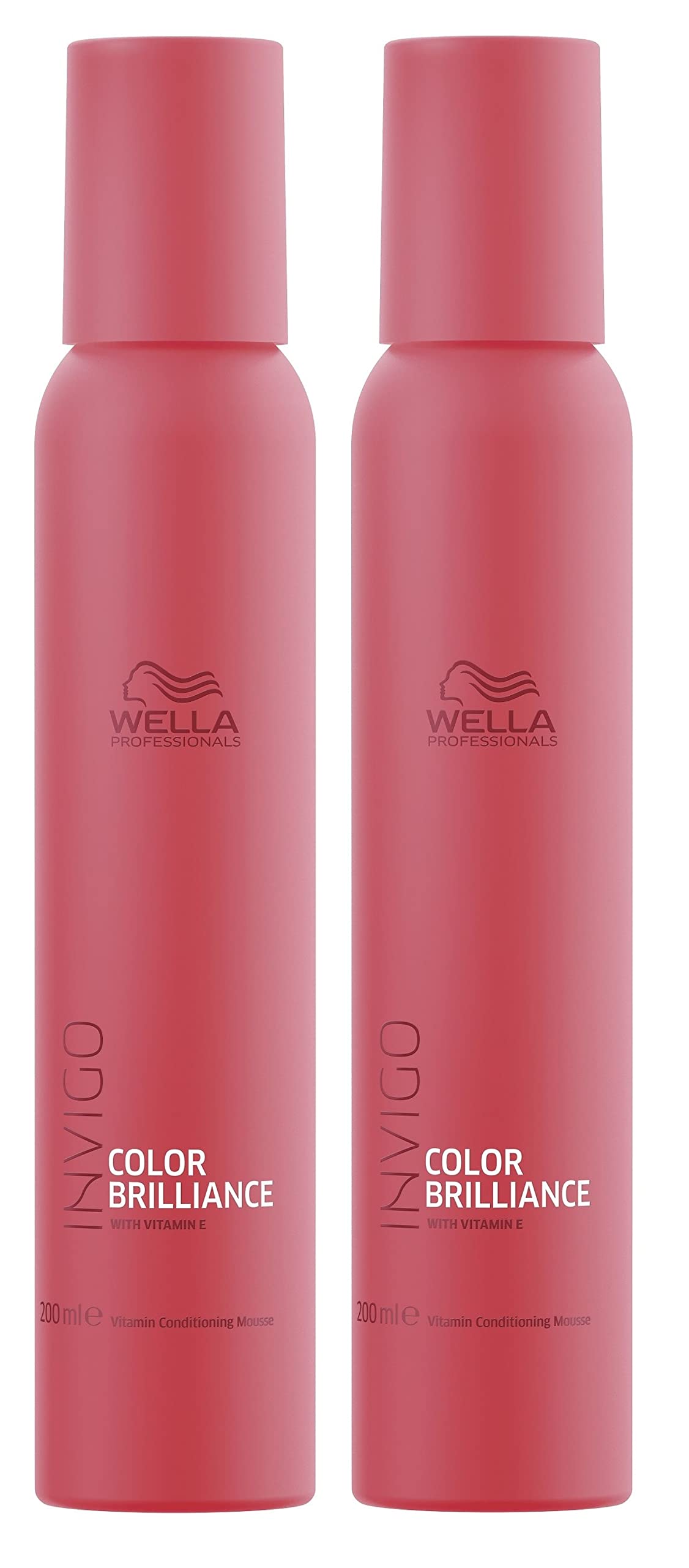 2er Color Brilliance Conditioning Mousse Invigo Wella Professionals mit Vitaminen angereichert 200 ml Unparfümiert