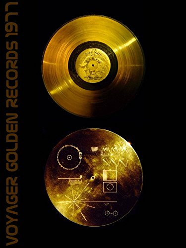 1art1 Schallplatten - Klänge Der Erde, Voyager Golden Records Poster Leinwandbild Auf Keilrahmen 80 x 60 cm