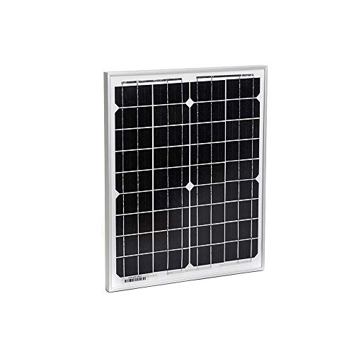 Solarkontor 30 Watt Solarmodul SK30MONO - Solarpanel 12V Monokristalline Solarzellen (30W)
