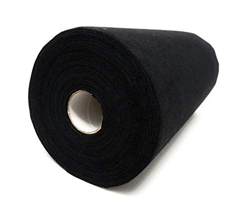 50 lfm. Madeira Stickvlies, Reißvlies in schwarz, 50 g/m², 30 cm breit, Cotton Soft , mittelschwere Stoffe, Stickvlies ohne Kleber