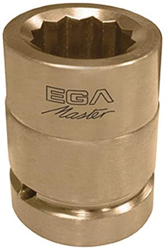 EGA Master 75930 - Impact Steckschlüssel 2,5 cm - 50 mm nicht glänzend cu-be (12 Kanten)