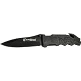 Smith & Wesson Erwachsene Smith und Wesson Border Guard SWBG1 Messer, schwarz, 25 cm