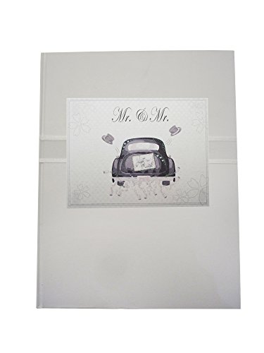 White Cotton Cards Mr & Mr Hochzeitsauto, Planer (MR9)