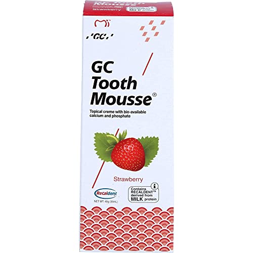 2x GC Tooth Mousse Zahnpasta 35ml Tube Erdbeer (2x 35ml Tube)