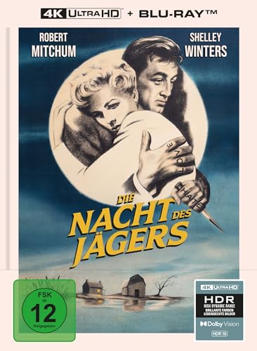 Die Nacht des Jägers - 2-Disc Limited Collector's Edition im Mediabook (4K Ultra HD + Blu-ray)