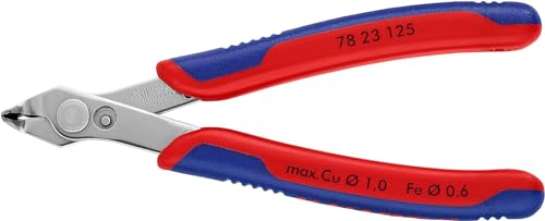Knipex Super-Knips 78 23 125 Elektronik- u. Feinmechanik Printzange ohne Facette 125 mm